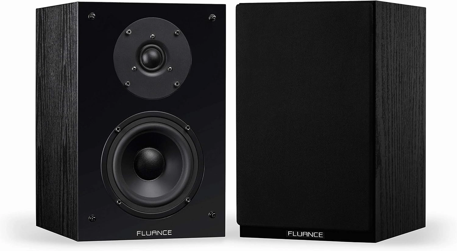 Fluance Elite High Definition Surround Sound Home Theater 7.1 Speaker System Including Floorstanding Towers, Center Channel, Surround, Rear Surround Speakers, and DB10 Subwoofer - Black Ash (SX71BR)