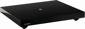 Fluance IB40 Turntable Isolation Base Anti-Vibration Wood Platform for Enhanced Sound Clarity and Superior Damping with Height Adjustable Feet, Bubble Level, Universal Compatibility- Piano Black isolation pads,speaker feet,vibration dampeners,