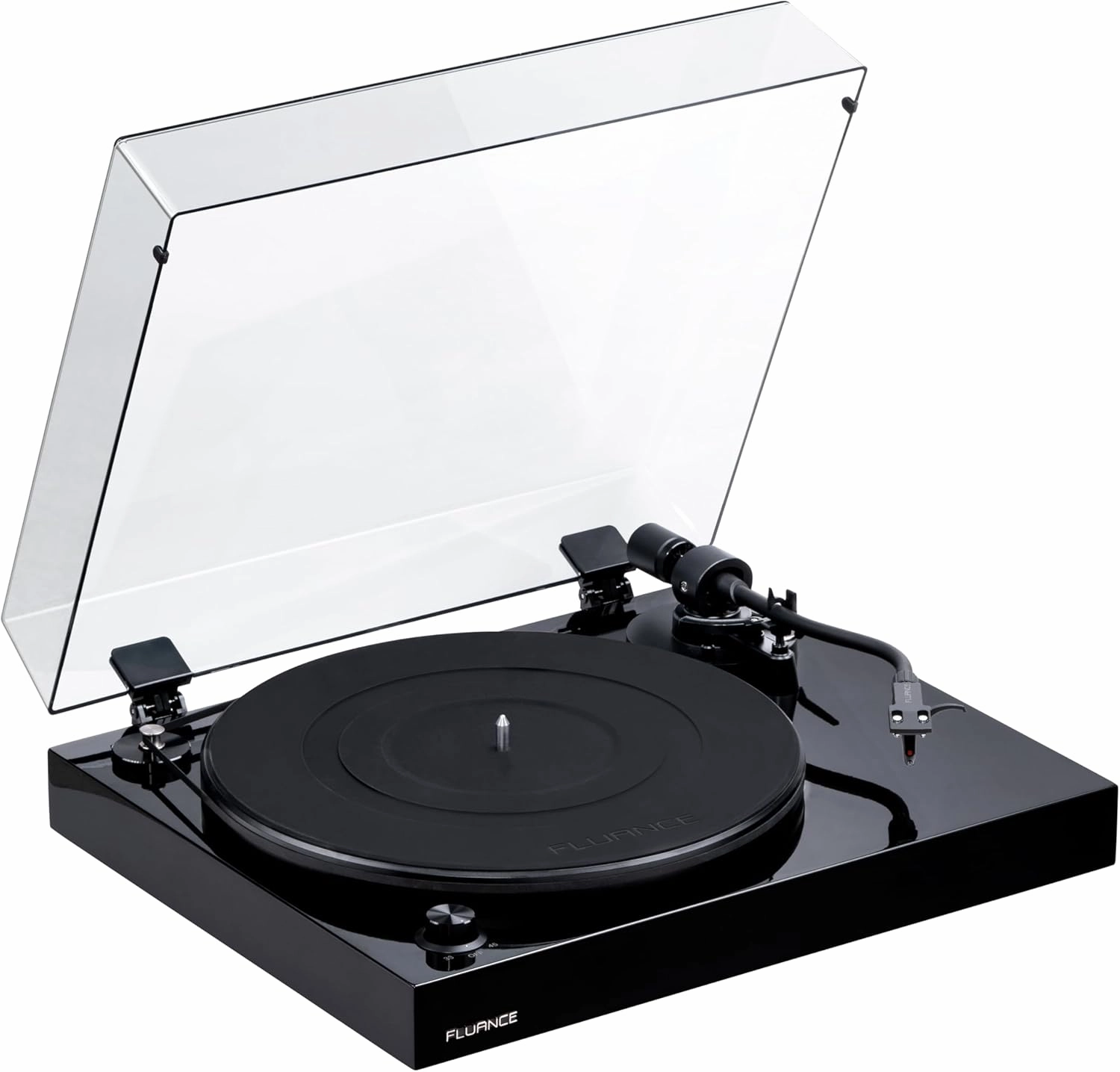 Fluance Reference RT82 High Fidelity Vinyl Turntable (Piano Black), PA10 Phono Preamp and Ai61 Powered 6.5" Bookshelf Speakers (Black Ash), Ortofon OM10 Cartridge, 120W Class D Amplifier, Bluetooth