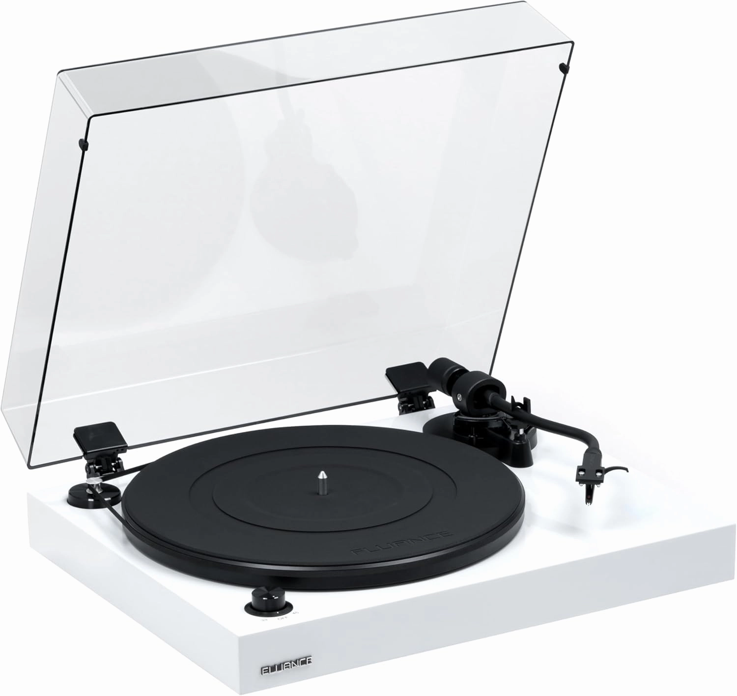 Fluance Reference RT82 High Fidelity Vinyl Turntable (White), PA10 Phono Preamp, Ai41 Powered 5" Bookshelf Speakers (Lucky Bamboo), Ortofon OM10 Cartridge, 90W Class D Amplifier, Bluetooth