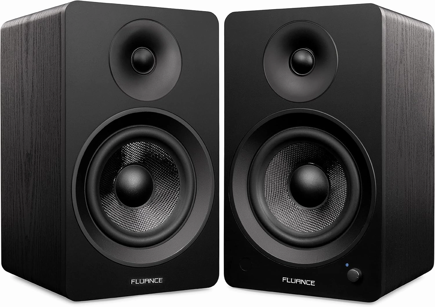 Fluance Reference RT83 High Fidelity Vinyl Turntable (Piano Black), PA10 Phono Preamp and Ai61 Powered 6.5" Bookshelf Speakers (Black Ash), Ortofon 2M Red Cartridge, 120W Class D Amplifier, Bluetooth
