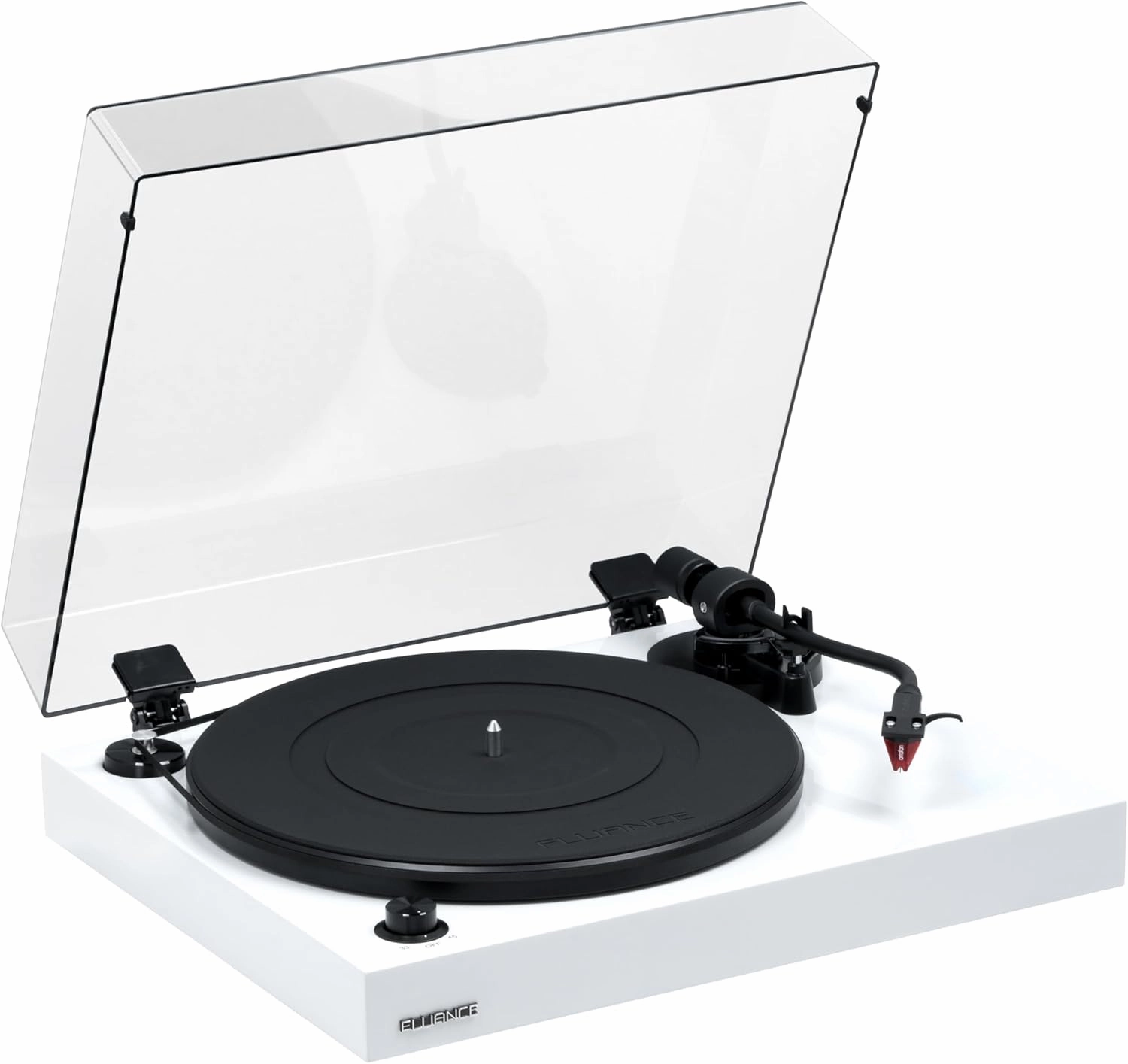 Fluance Reference RT83 High Fidelity Vinyl Turntable (White), PA10 Phono Preamp, Ai61 Powered 6.5" Bookshelf Speakers (Lucky Bamboo), Ortofon 2M Red Cartridge, 120W Class D Amplifier, Bluetooth