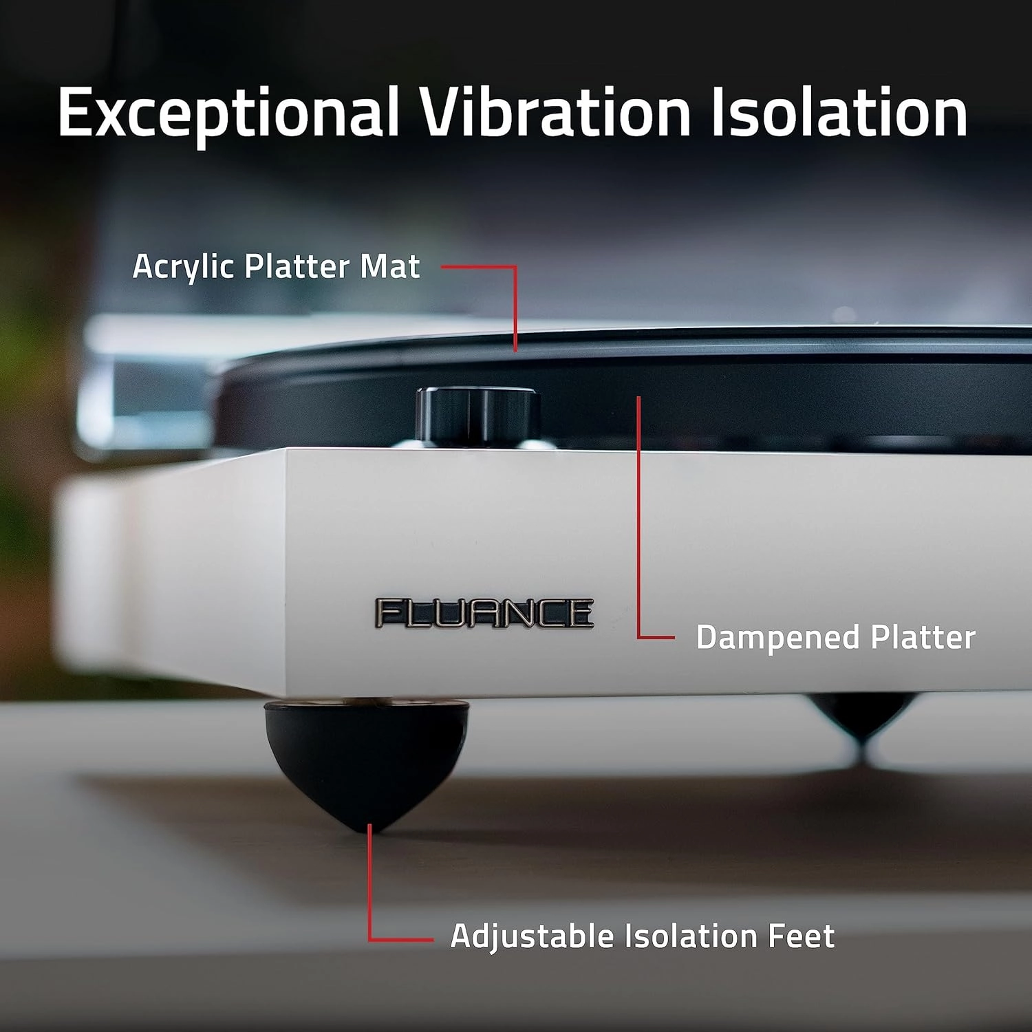 Fluance RT81  Elite Vinyl Turntable (White) and Ai61 6.5" Stereo Bookshelf Speakers (Lucky Bamboo) Bundle: High Fidelity Sound, Detailed Audio Reproduction, Seamless Integration