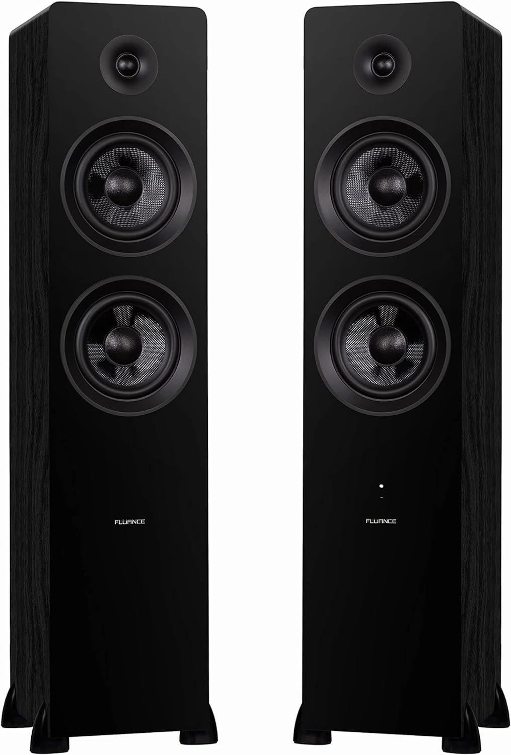 Fluance RT85N Reference High Fidelity Vinyl Turntable (Piano Black), PA10 Phono Preamp and Ai81 Powered Floorstanding Speakers (Black Ash), Nagaoka MP-110 Cartridge, 150W Class D Amplifier, Bluetooth
