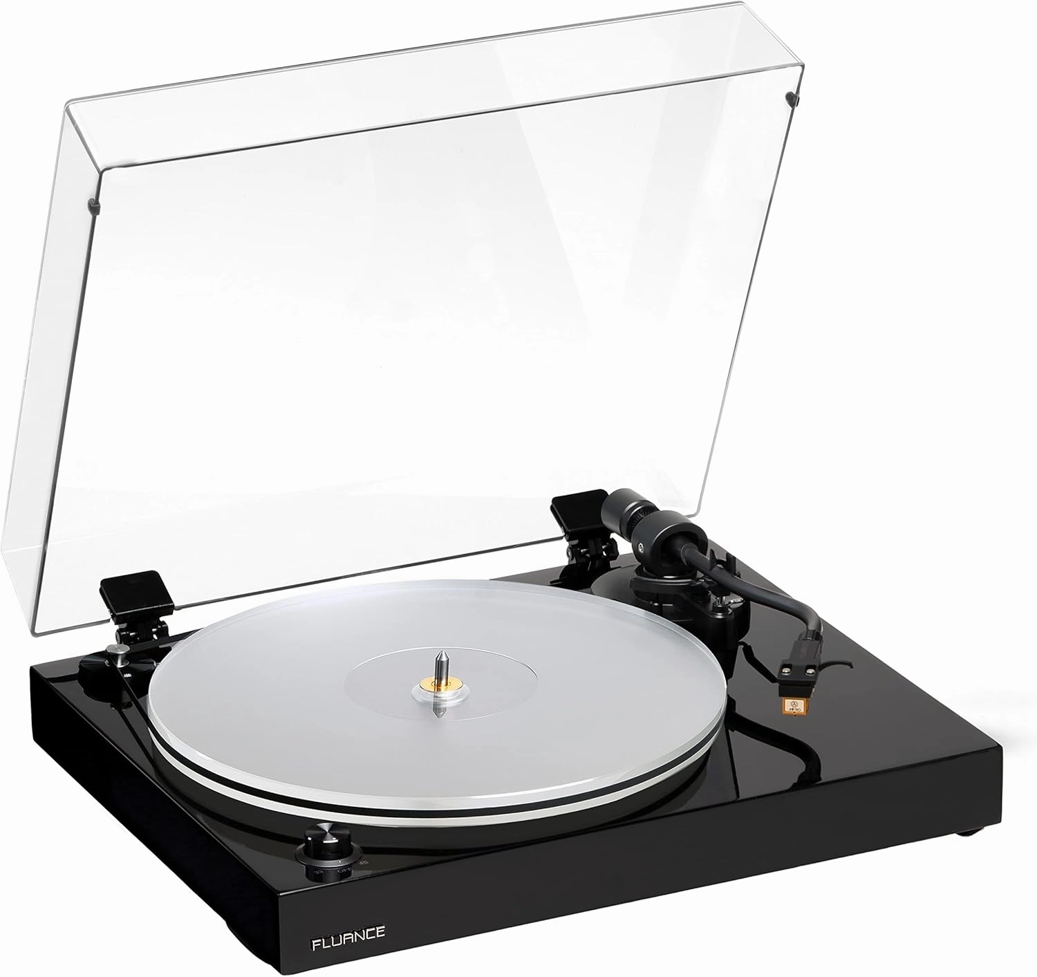 Fluance RT85N Reference High Fidelity Vinyl Turntable (Piano Black), PA10 Phono Preamp and Ai81 Powered Floorstanding Speakers (Black Ash), Nagaoka MP-110 Cartridge, 150W Class D Amplifier, Bluetooth
