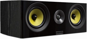 Fluance Signature HiFi 2-Way Center Channel Speaker for Enhanced Dialogue and Vocals in Home Theater Surround Sound Systems - Black Ash (HFC) surround sound system,cinema audio kit,5.1 surround package,