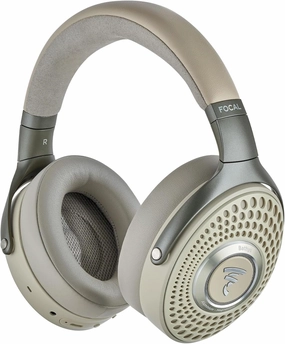 Focal Bathys High-Fidelity Bluetooth Noise Cancelling Headphones - Dune over-ear headphones,closed back headphones,wireless studio cans,