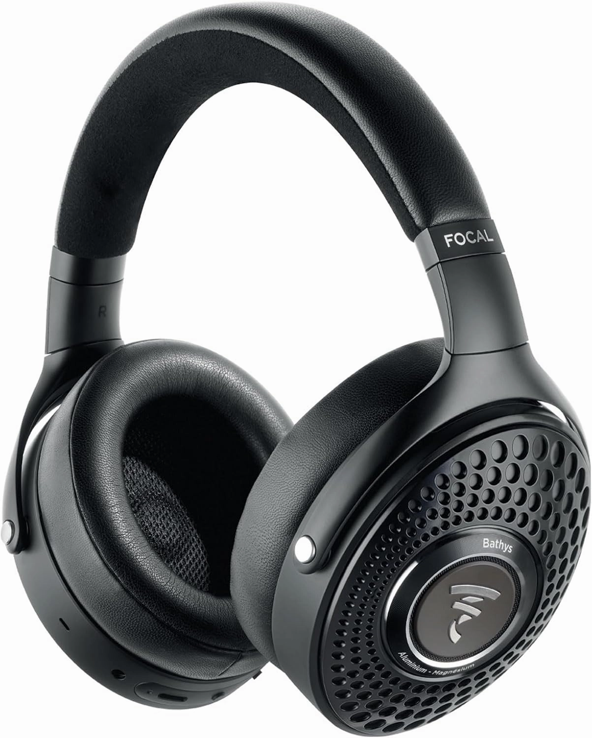 Focal BATHYS Over Ear HiFi Bluetooth Wireless Headphones with Active Noise Cancelation (Black Stealth) over-ear headphones,closed back headphones,wireless studio cans,
