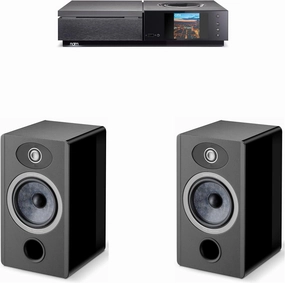 Focal Bundle: Naim Uniti Star Network Streamer & a Pair of Vestia No1 Black Bookshelf Speakers network streamer,wireless audio player,Wi-Fi music streamer,