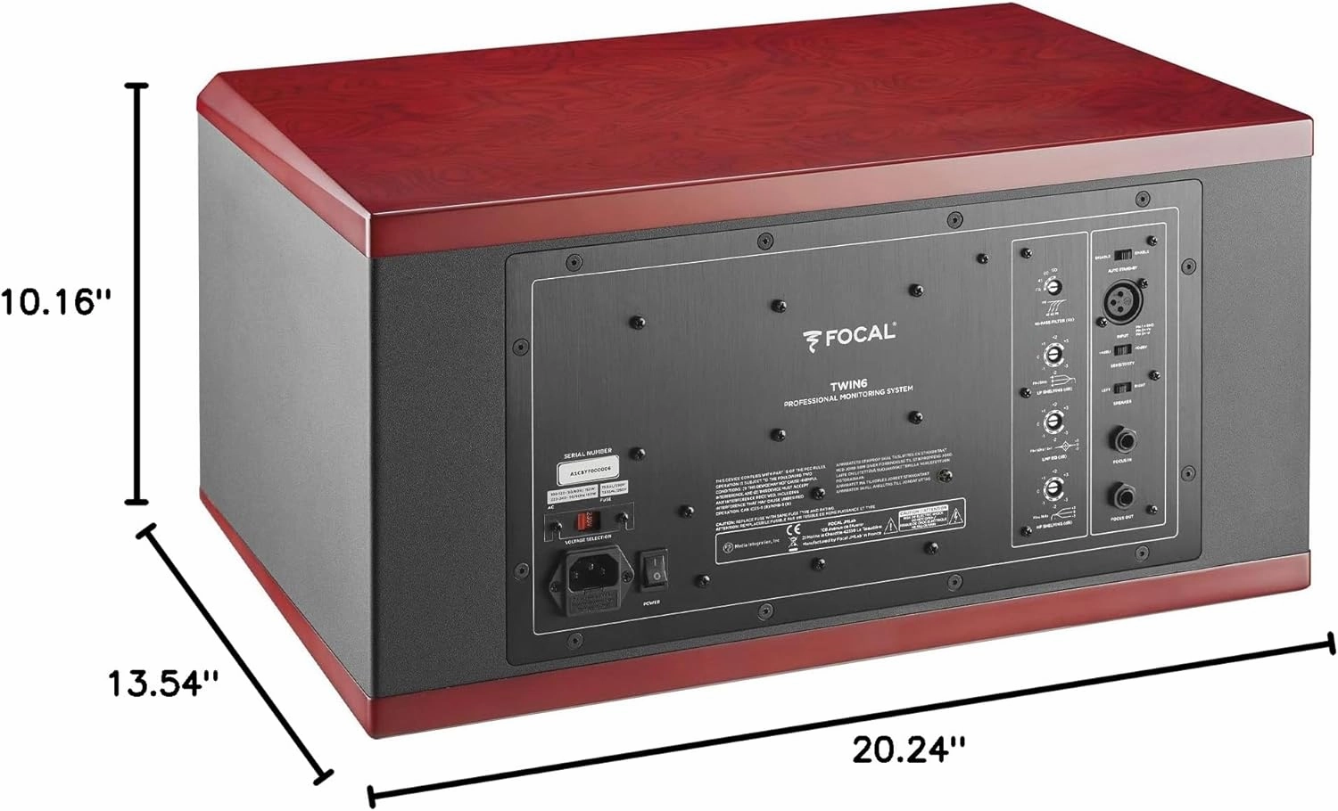 Focal Professional ST6 Twin6 2.5-Way Studio Monitors - Red