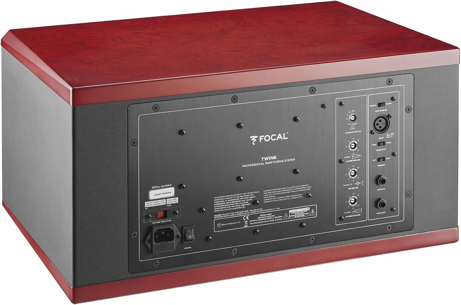 Focal Professional ST6 Twin6 2.5-Way Studio Monitors - Red