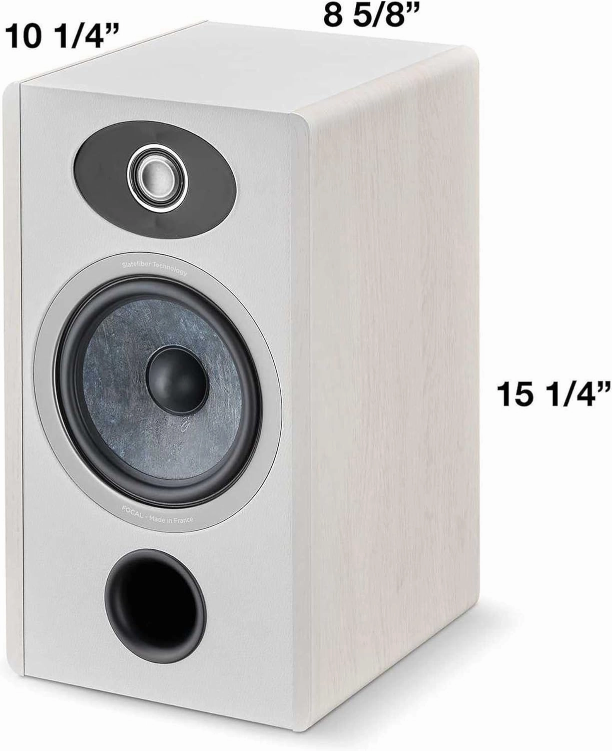 Focal Vestia No1 2-Way Bookshelf Loudspeaker Finished in Light Wood - Sold as a Pair
