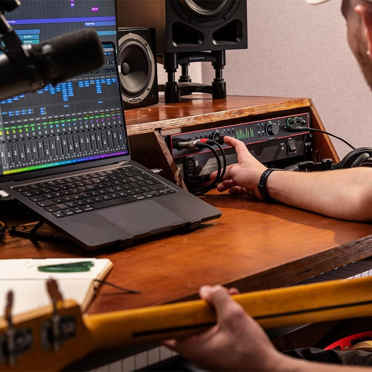 Focusrite Scarlett 18i20 4th Gen USB Audio Interface, for Multitrack Recording, Music Production and Podcasting  High-Fidelity, Studio Quality Recording, and All the Software You Need to Record