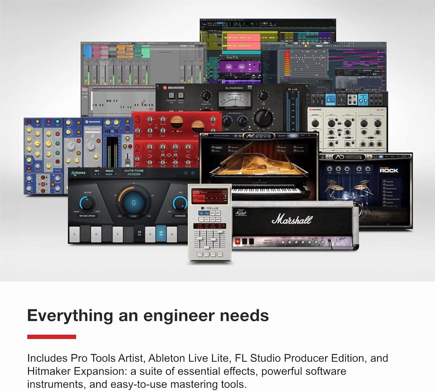 Focusrite Scarlett 18i20 4th Gen USB Audio Interface, for Multitrack Recording, Music Production and Podcasting  High-Fidelity, Studio Quality Recording, and All the Software You Need to Record