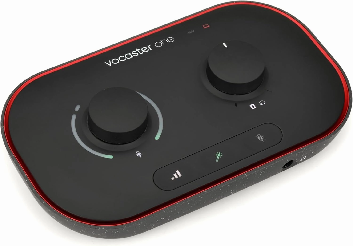 Focusrite Vocaster One USB Audio Interface for Solo Podcasting, Streaming, Voiceover  High-Fidelity, Broadcast Quality Recording, All the Software You Need to Record audio interface,USB interface,music recording input,