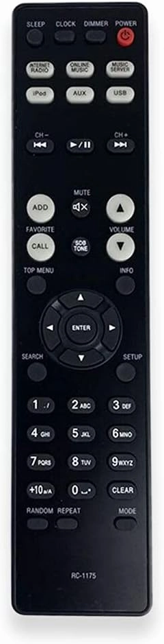 For DENON RC-1175 RC1175 RCD-N5 CD Receiver Audio Player Remote Control CEOL DRA-N5 RCD-N9 NETWORK Fernbedienung network audio player,digital streamer,audio file player,