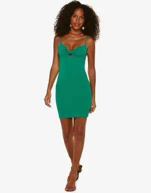 Forest Firenze Erin Short Dress- Green