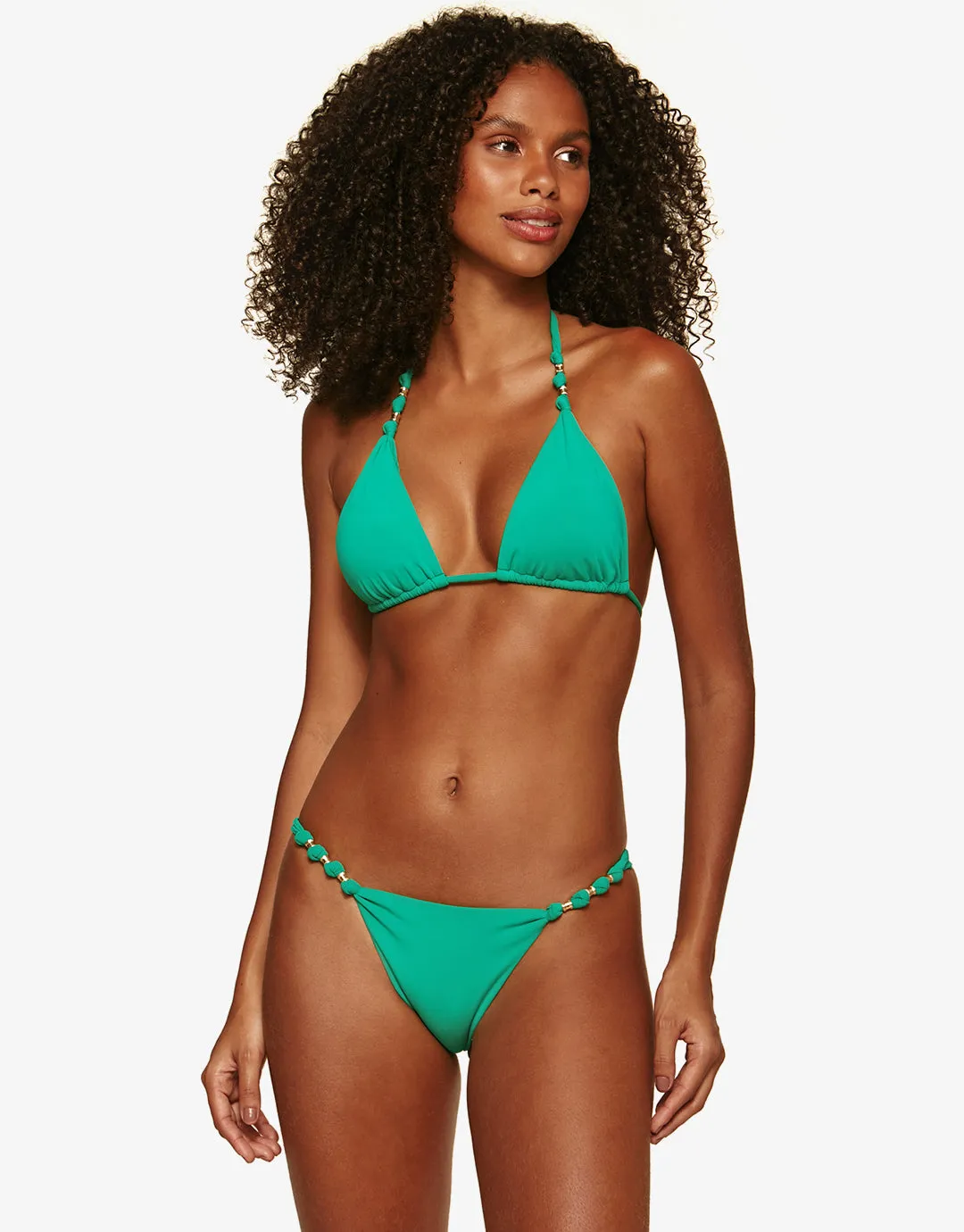 Forest Paula Pant Bikini Pant -Green