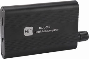 FOSA Audio Amplifier Portable Headphone Amplifier Rechargeable Headphone Amp 2 Stage Gain Superior Sound Quality 16 to 300 Ohm 3.5mm AUX Input Output Earphone Amp headphone amplifier,portable amp,desktop headphone amp,