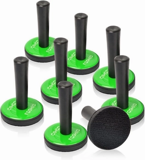 FOSHIO 8PCS Green Car Vinyl Wrap Magnet Holder Tints Tool Refrigerator Magnets vinyl accessories,turntable parts,record player tools,