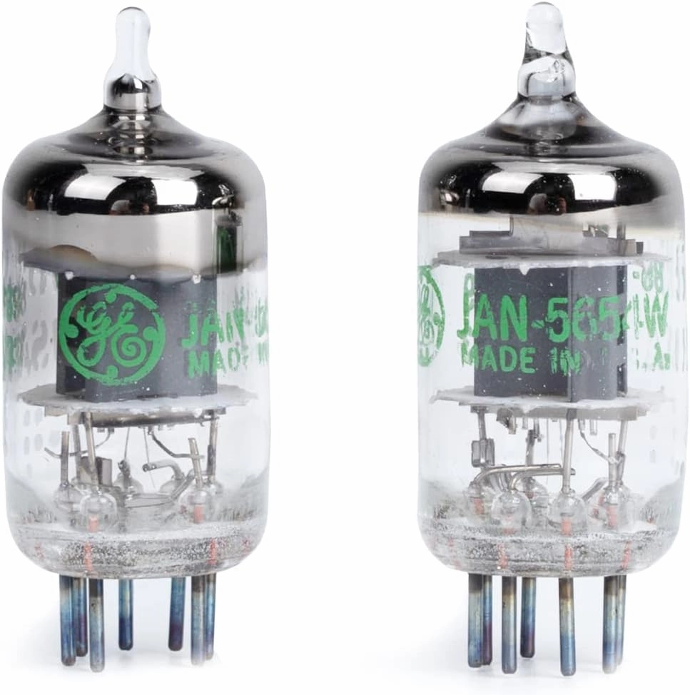 Fosi Audio 7-Pin 5654W Tested/Matched Vacuum Tubes Substitute for 6AK5 6J1 6J2 6J1P EF95 Preamplifier Tubes (2PCS) phono preamp,turntable amplifier,record player preamp,