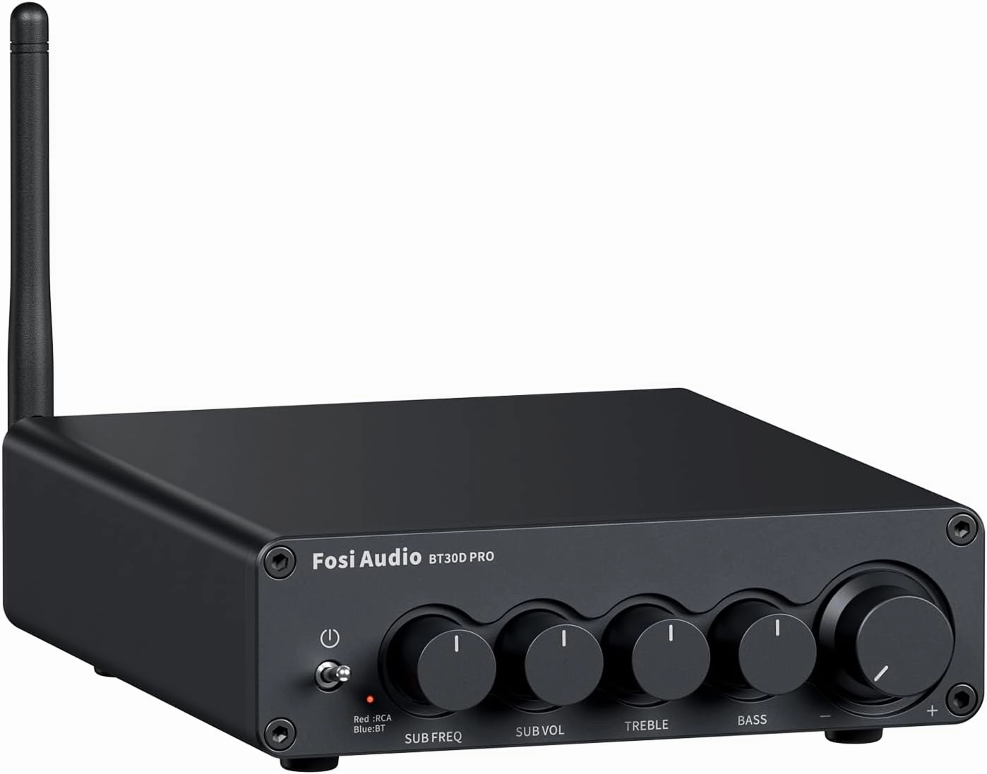 Fosi Audio Bluetooth Subwoofer Amplifier 2.1, BT30D Pro Subwoofer Amp with TPA3255 Chips 165W x2 350W & Bass Treble Control, 2.1 Channel Sub Amplifier for Desktop/Outdoor/Bookshelf Speakers integrated amplifier,stereo receiver,hi-fi amp combo,