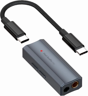 Fosi Audio DS2 USB C to AUX Headphone Amp DAC Dongle 3.5mm Jack Audio Portable Amplifier Dual Output DSD256 4.4mm Balanced High Resolution CS43131 for iPhone 15 Pro Max Plus iPad Android Phone headphone amplifier,portable amp,desktop headphone amp,