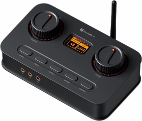 Fosi Audio K7 DAC Headphone Amp, Desktop USB C Digital to Analog Audio Converter for Workspace and Gaming PC PS5, Optical/Coaxial/Bluetooth aptX HD LL/Microphone Input, 3.5mm/4.4mm Balanced/RCA Output headphone amplifier,portable amp,desktop headphone amp,