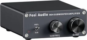 Fosi Audio M04 Subwoofer Amplifier for Home Theater Mono Channel Digital Class D Integrated Power Amp for Passive Speakers Subwoofer integrated amplifier,stereo receiver,hi-fi amp combo,