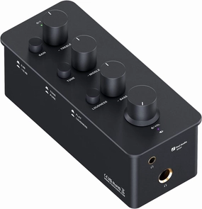 Fosi Audio SK01 Headphone Amplifier Equalizer Preamp with Bass Midrange Treble Tone Control and Loudness Compensation Portable Class A Analog Amp for Electric Guitar Instrument with 3.5mm 6.35mm Jacks power amplifier,stereo amp,hi-fi power amp,