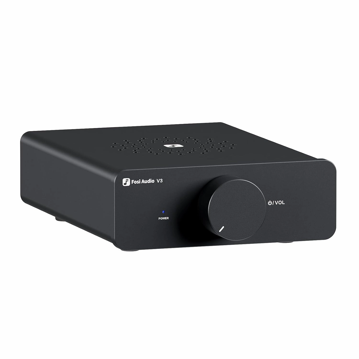 Fosi Audio V3 Stereo Amplifier Home Audio 300 Watts x2 Power TPA3255 Class D Mini Amp 2 Channel Audio Component for Passive Bookshelf Tower Speakers Desktop Home Theater with 32V Power Supply integrated amplifier,stereo receiver,hi-fi amp combo,