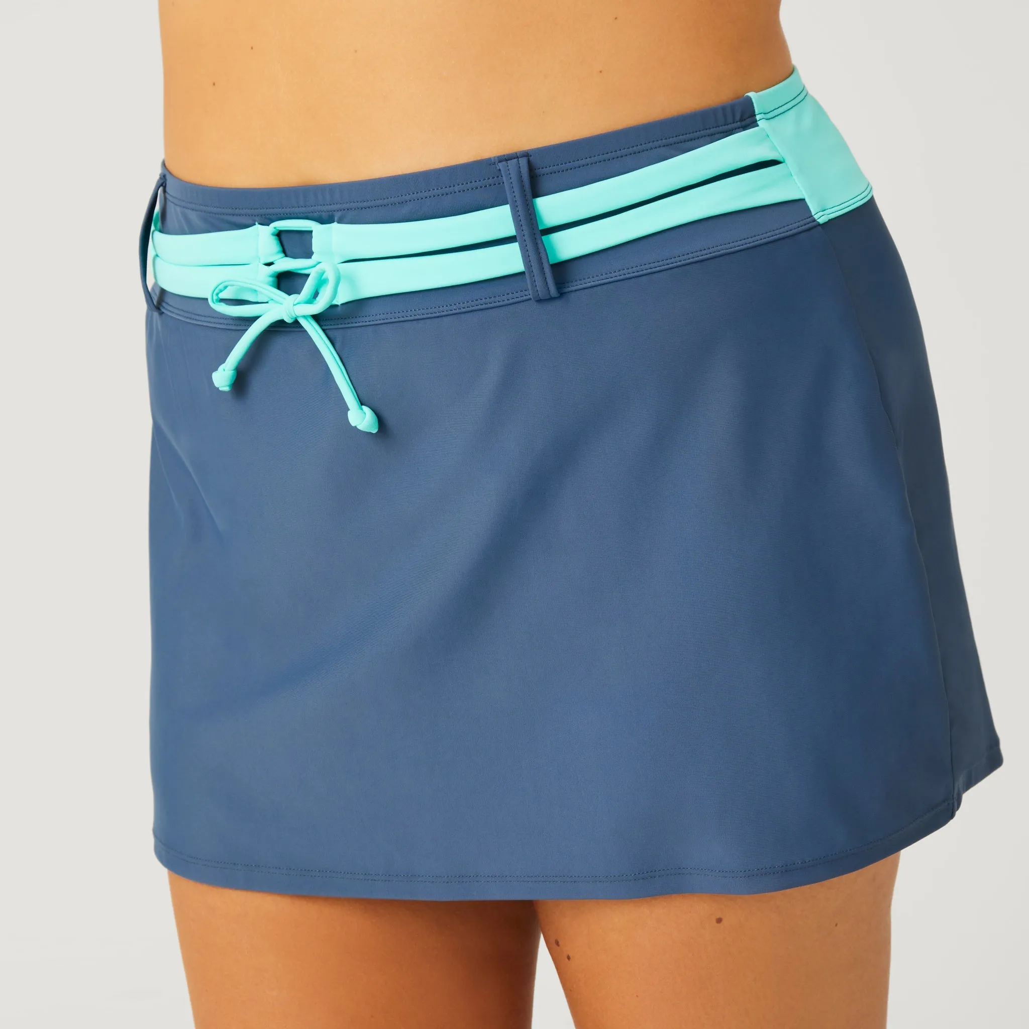 Free Country Women's Plus Size Drawstring Swim Skirt