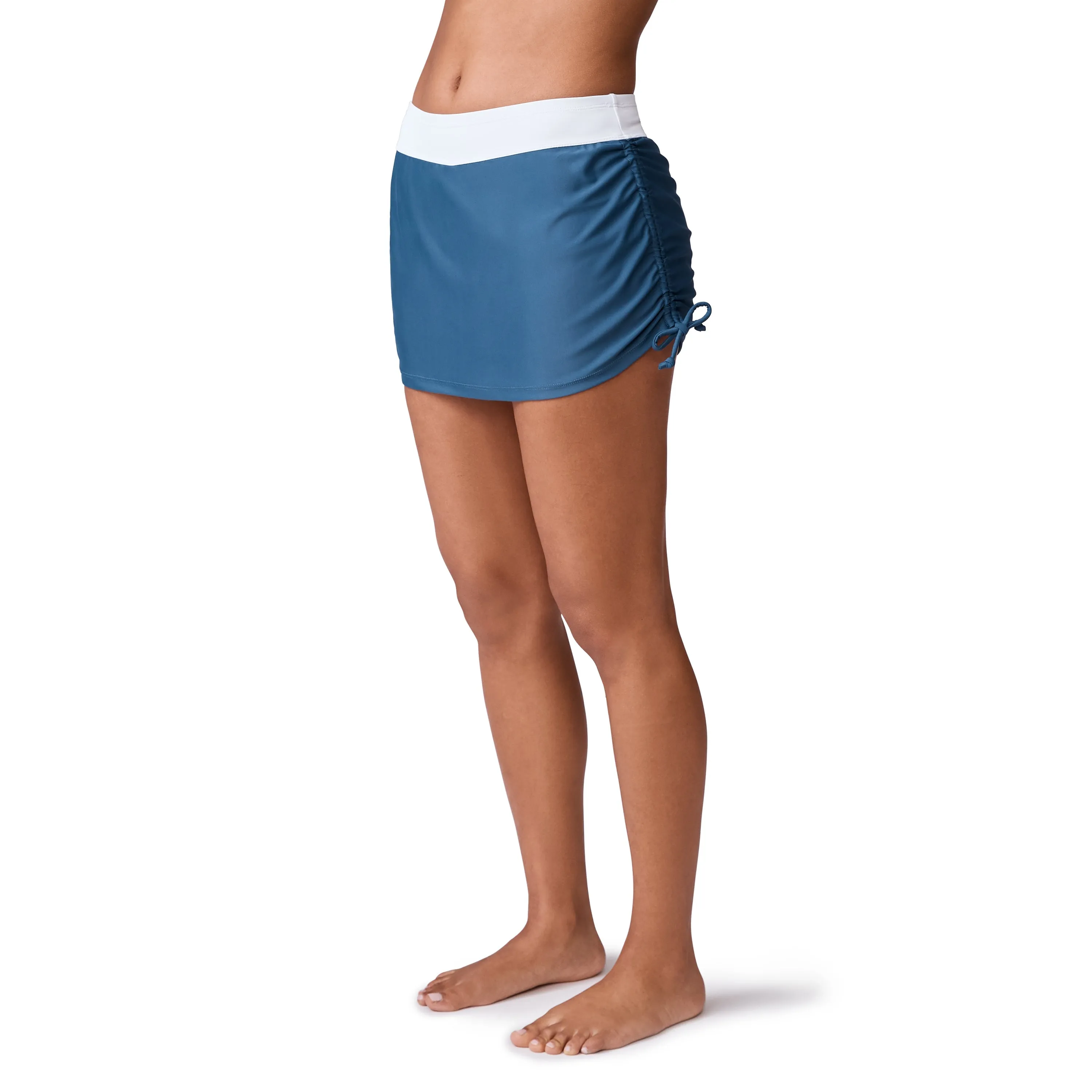Free Country Women's Side Shirred Swim Skirt