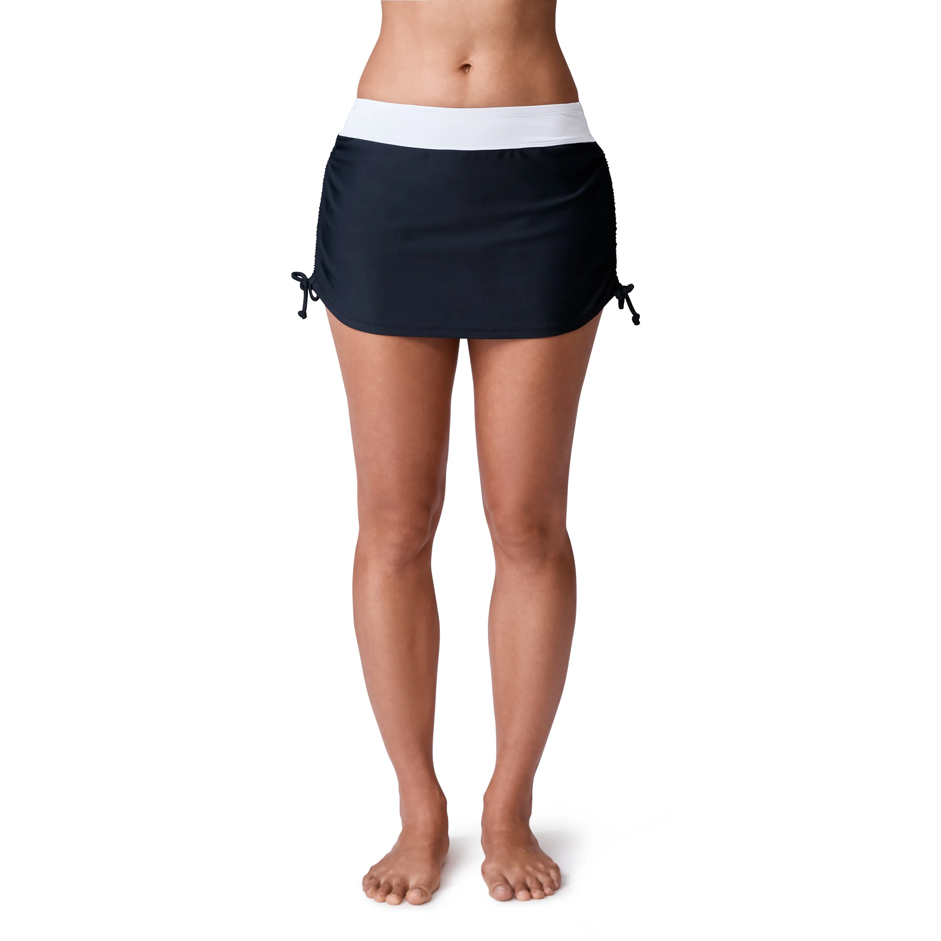 Free Country Women's Side Shirred Swim Skirt