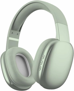 Gabba Goods Wireless Over Ear Bluetooth Headphones with Microphone - Wireless Headset -Noise Reduction - Bluetooth, Wired,Built in Micro SD for Travel, Home, Work TV,PC,Gaming,Cellphone (Mint) over-ear headphones,closed back headphones,wireless studio cans