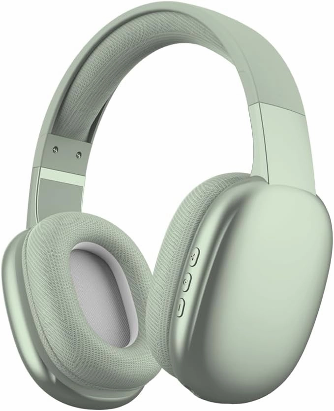Gabba Goods Wireless Over Ear Bluetooth Headphones with Microphone - Wireless Headset -Noise Reduction - Bluetooth, Wired,Built in Micro SD for Travel, Home, Work TV,PC,Gaming,Cellphone (Mint) over-ear headphones,closed back headphones,wireless studio cans