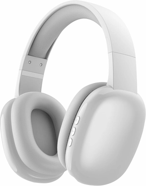 Gabba Goods Wireless Over Ear Bluetooth Headphones with Microphone - Wireless Headset -Noise Reduction - Bluetooth, Wired,Built in Micro SD for Travel, Home, Work TV,PC,Gaming,Cellphone (Silver) over-ear headphones,closed back headphones,wireless studio ca