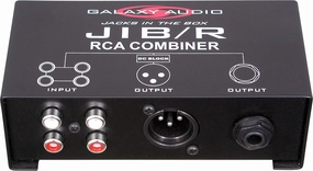 Galaxy Audio JIB/R RCA Combiner (JIBR) balanced output player,audiophile player,hi-res digital player,