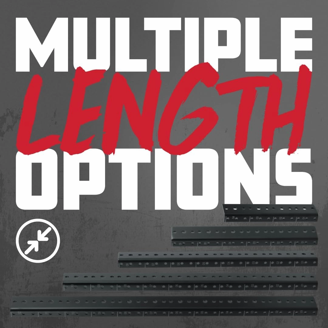 Gator Rackworks Heavy Duty Steel Rack Rail Set, 12U Rack Size (GRW-RACKRAIL-12U)