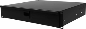 Gator Rackworks Standard 2U Rack Mount Drawer with Lock, 14.2" Deep (GRW-DRW2) rackmount gear,audio rack equipment,studio rackmounts,