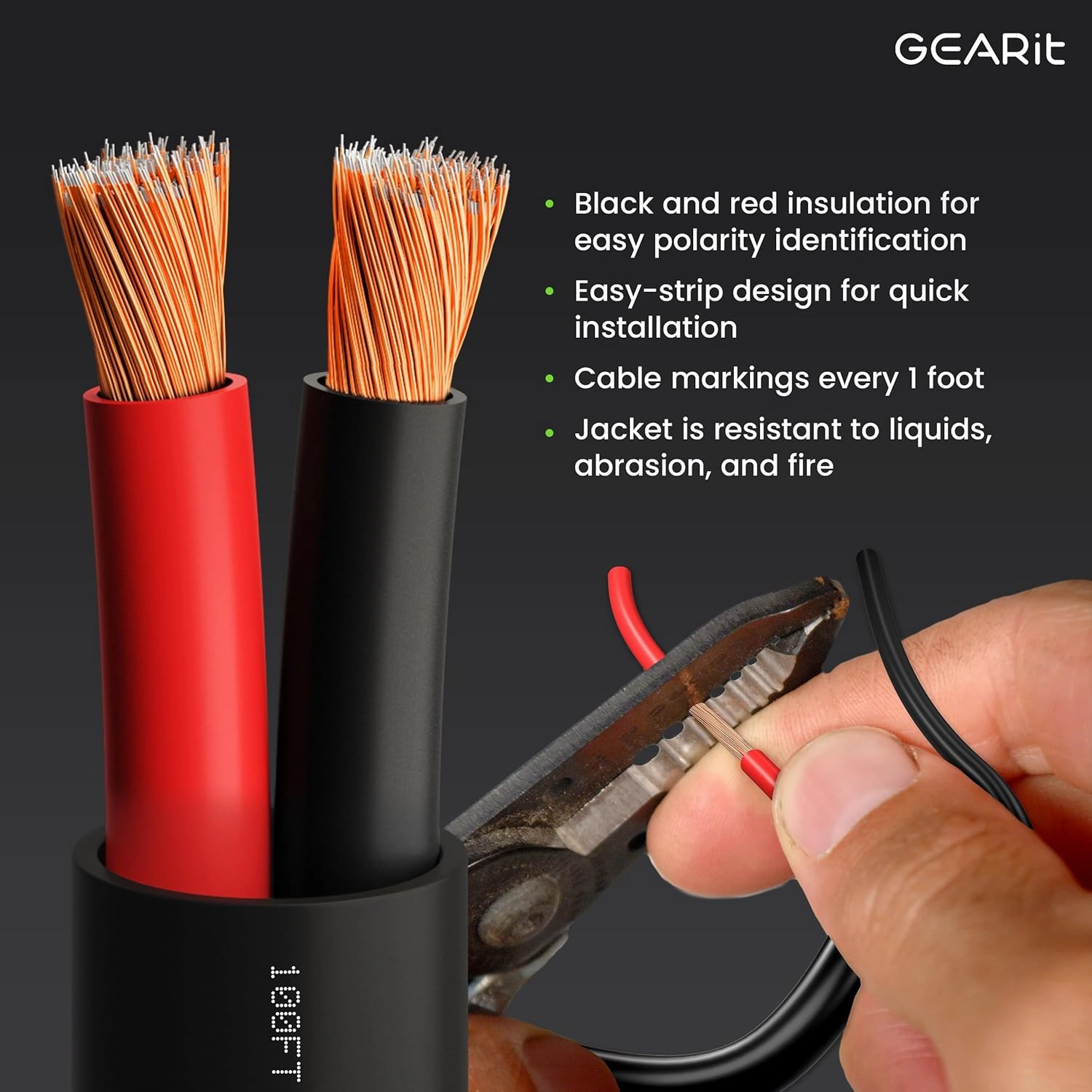 GearIT Outdoor Speaker Wire CCA 2x2.5mm (60.96 Meters - Black) Copper Clad Aluminum - Hi-Fi Audio Cable for Direct Burial in Ground/in Wall / CL3 CL2 Rated / 2-Conductors - 14 Gauge AWG, 200 Feet