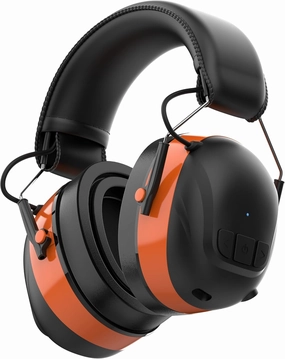 Gel Cushions Ear Muffs, Bluetooth 5.4 Hearing Protection Headphones with 1200mAh Battery, 120H Working Time, 30dB SNR, Larger Buttons for Easy Operation, Superior Stereo Sound Quality noise cancelling headphones,ANC headphones,travel headphones,
