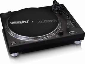 Gemini Direct Drive DJ Turntable for Vinyl Records  USB Turntable with Built-In Preamp, High Torque Motor, Pitch Control, S-Shaped Tonearm, 33/45/78 RPM (TT-5000) belt-drive turntable,vinyl record player,audiophile turntable,
