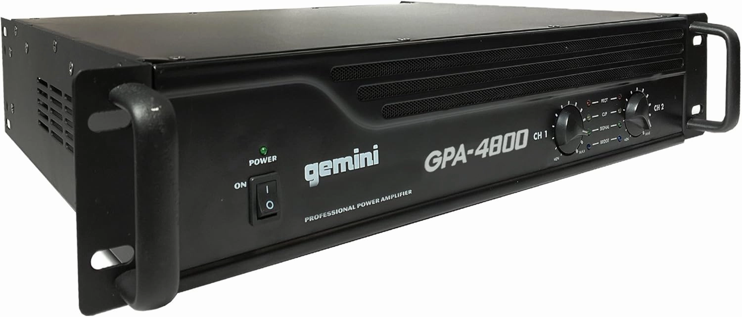 Gemini GPA-4800 4000W Professional DJ Power Amplifier power amplifier,stereo amp,hi-fi power amp,