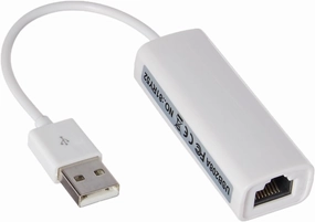 Grace Digital ACC-ETHRNT8512 USB to Ethernet RJ45 Adapter Audio Cable wireless audio bridge,Bluetooth transmitter,WiFi audio link,