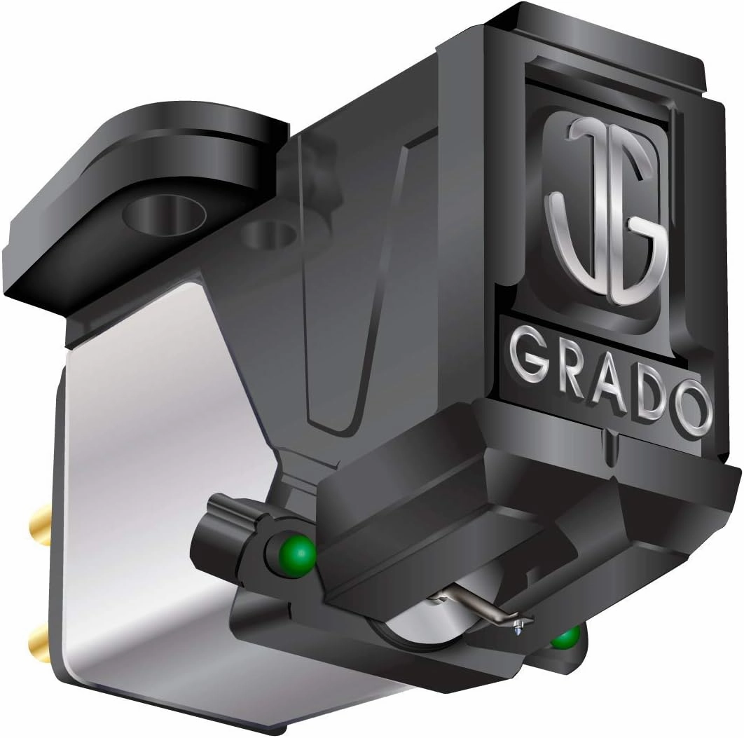 Grado Prestige Green3 Phono Cartridge  Moving Iron Stereo Cartridge for Turntables  Hand-Assembled in Brooklyn  Elliptical Diamond Stylus for High-Fidelity Analog Sound turntable cartridge,phono cartridge,MM MC stylus,