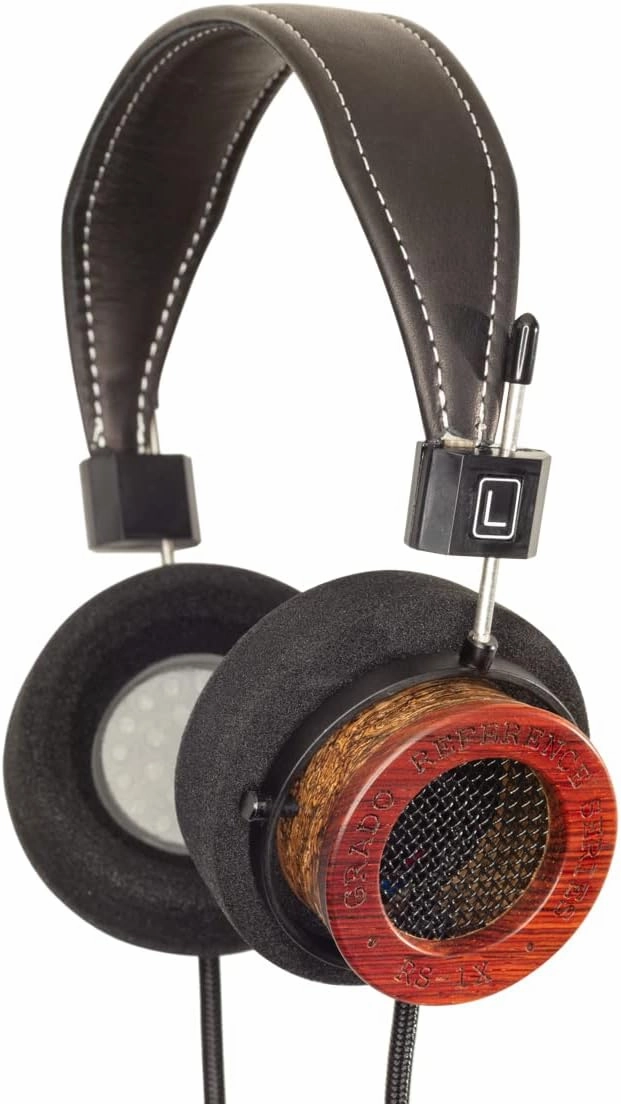 GRADO RS1x Reference Series Open-Back Headphones  Wired Over-Ear Audiophile Headphones with 50mm X Drivers  Cocobolo, Maple, and Hemp Wood Chambers  Hand-Assembled in Brooklyn