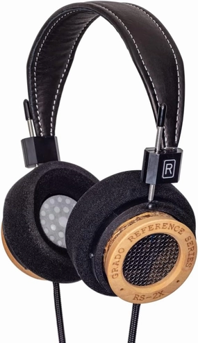 GRADO RS2x Reference Series Open-Back Headphones  Wired Over-Ear Audiophile Headphones with 44mm X Drivers  Maple & Hemp Wood Chambers  Hand-Assembled in Brooklyn, NY audiophile headphones,high-end headphones,studio over-ear,