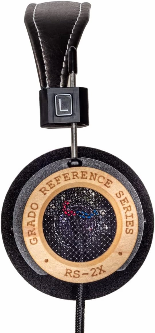 GRADO RS2x Reference Series Open-Back Headphones  Wired Over-Ear Audiophile Headphones with 44mm X Drivers  Maple & Hemp Wood Chambers  Hand-Assembled in Brooklyn, NY