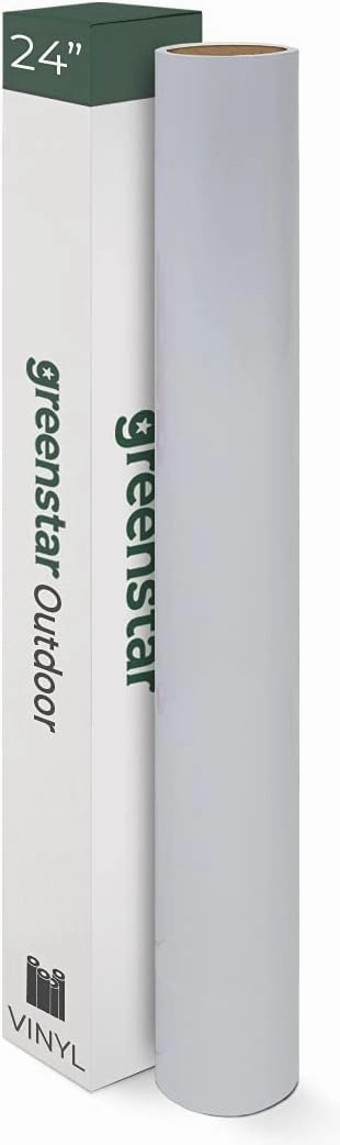 Greenstar Sign Vinyl Outdoor Self-Adhesive Graphics Decals Lettering 3mil 24" x10yd - Middle Gray vinyl accessories,turntable parts,record player tools,